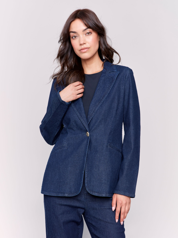 Blaser cintre en denim - C6318 - Charlie B