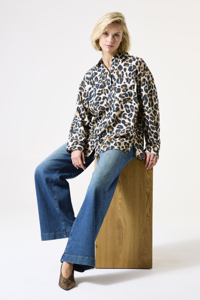 Blouse LEOPARD - G50034 - Garcia