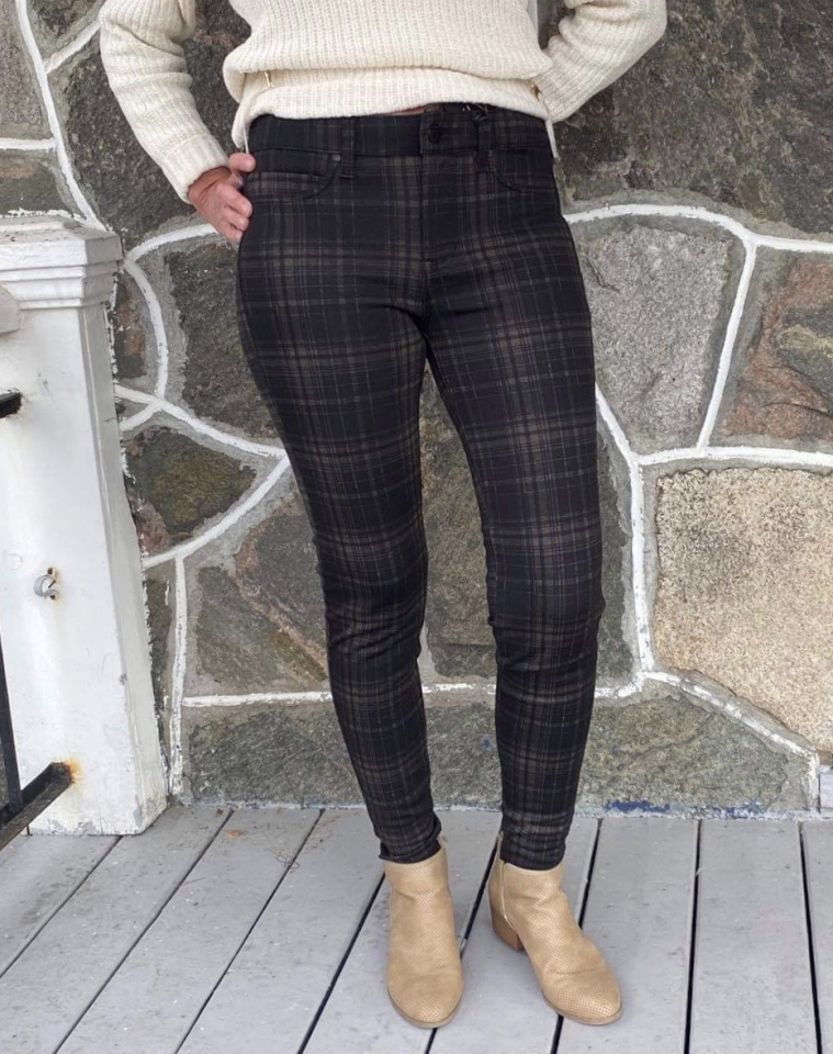 Pantalon skinny à carreaux / poches - 2015 - Liverpool