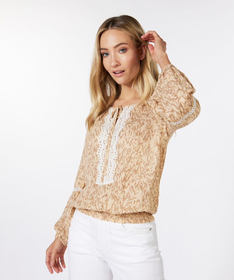 Blouse imprimée / Esqualo - ESP2315002 - Esqualo
