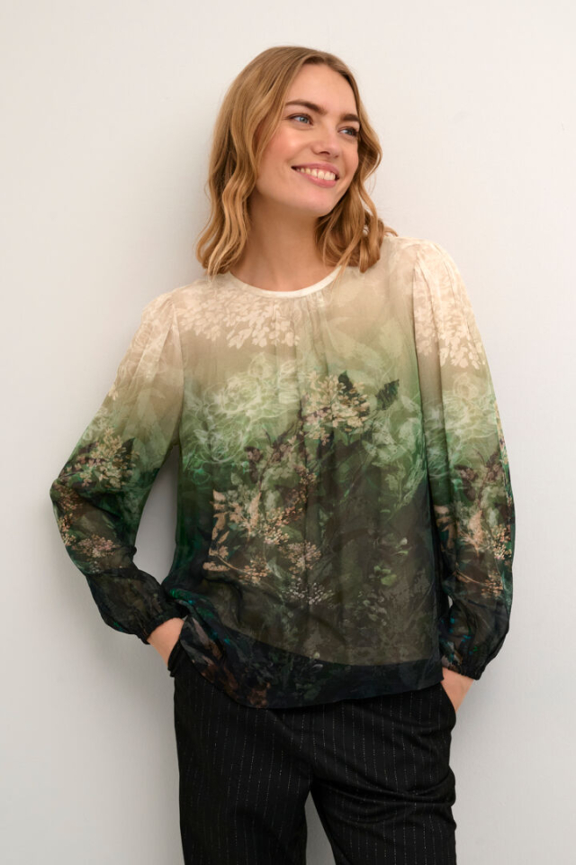 Blouse imprimée - CR10612224 - Cream