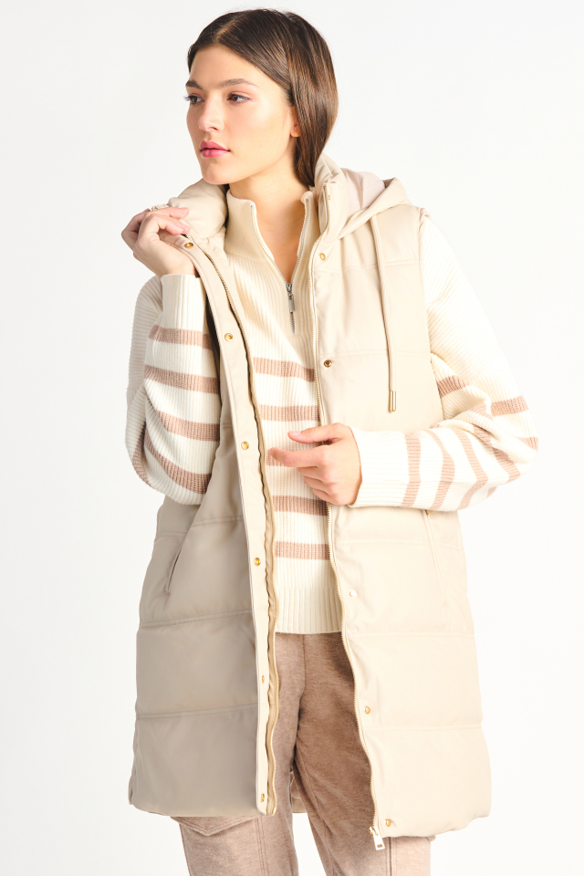 Doudoune simili cuir - DEX2229006 - DEX