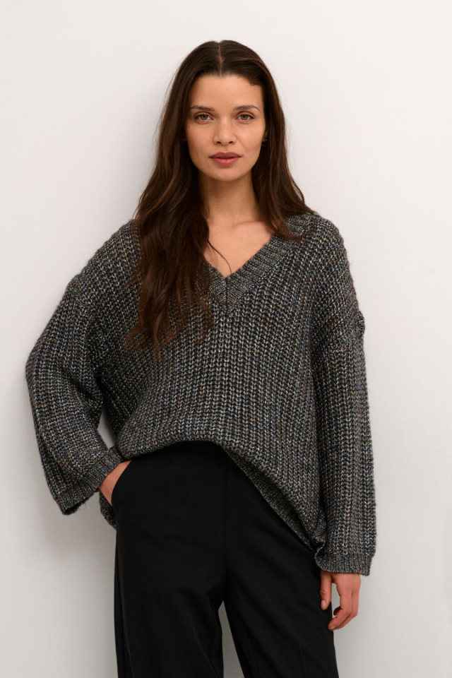 Chandail encolure en V - KA10507996 - Kaffe
