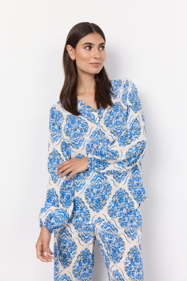 Blouse imprimée, manches longues - SC40276 - Soya concept