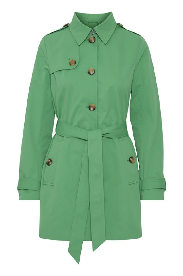 Trench ceinturé boutons marbrés - BY20812645 - B.Young
