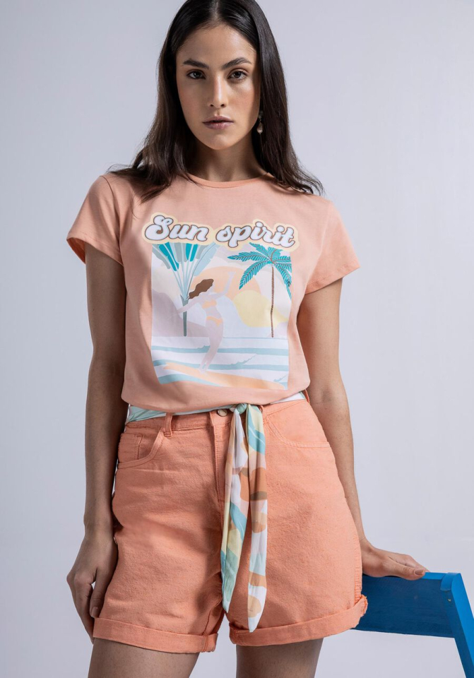 Bermuda coupe boyfriend - 6051L - LEZ À LEZ