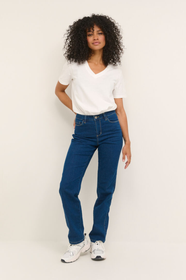 Jean droit / taille haute - KA10506530 - Kaffe