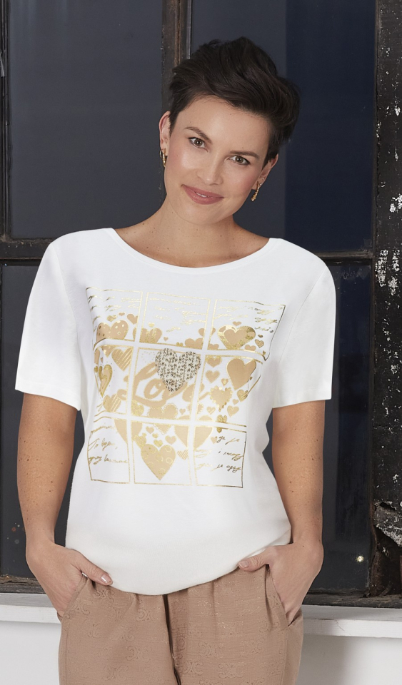 T-shirt love - T748 - Tricotto