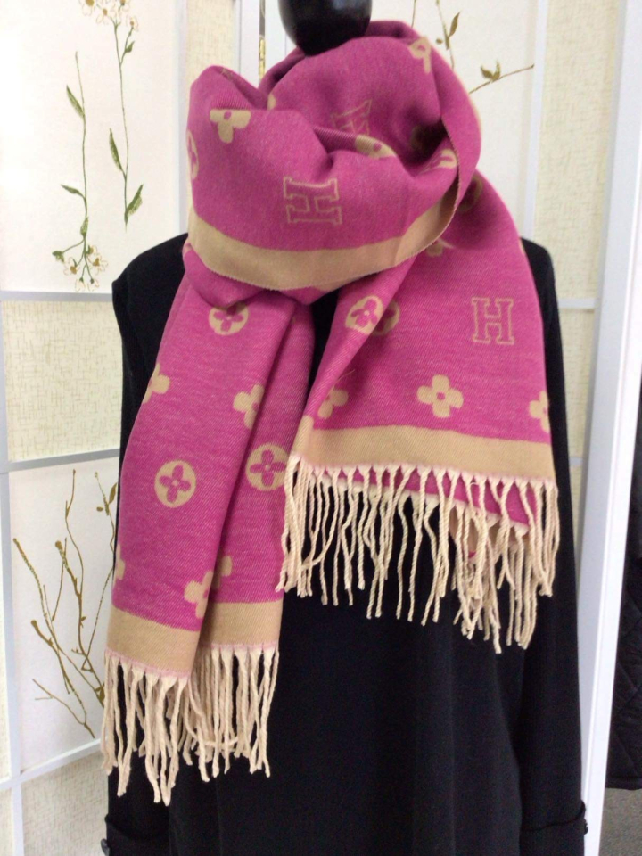 Foulard motif et frange / Tom & Eva - TE650130772F - Tom & Eva