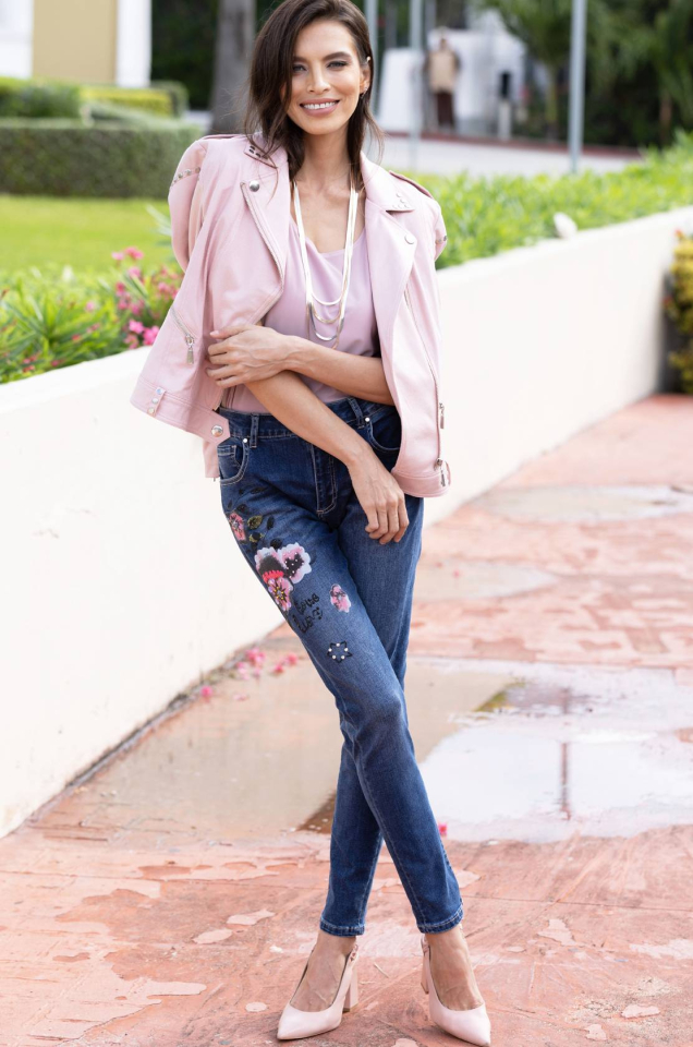 Jean imprimé floral - FL231730U - Frank Lyman