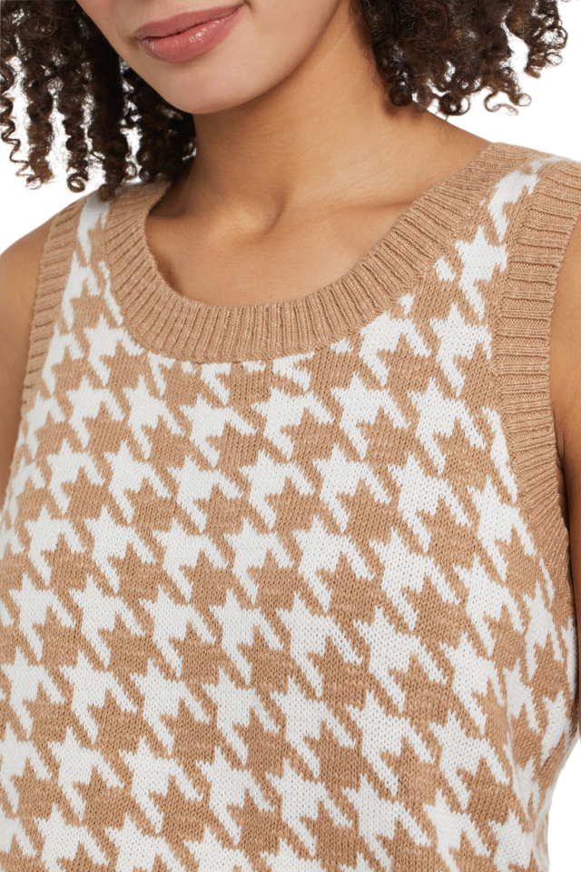 Debardeur motif pied-de-poule / Tribal - TR75160 - Tribal