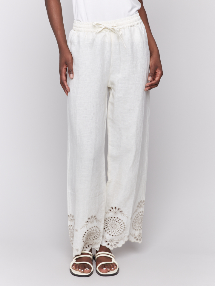 Pantalon dentelle au bas - C5599 - Charlie B