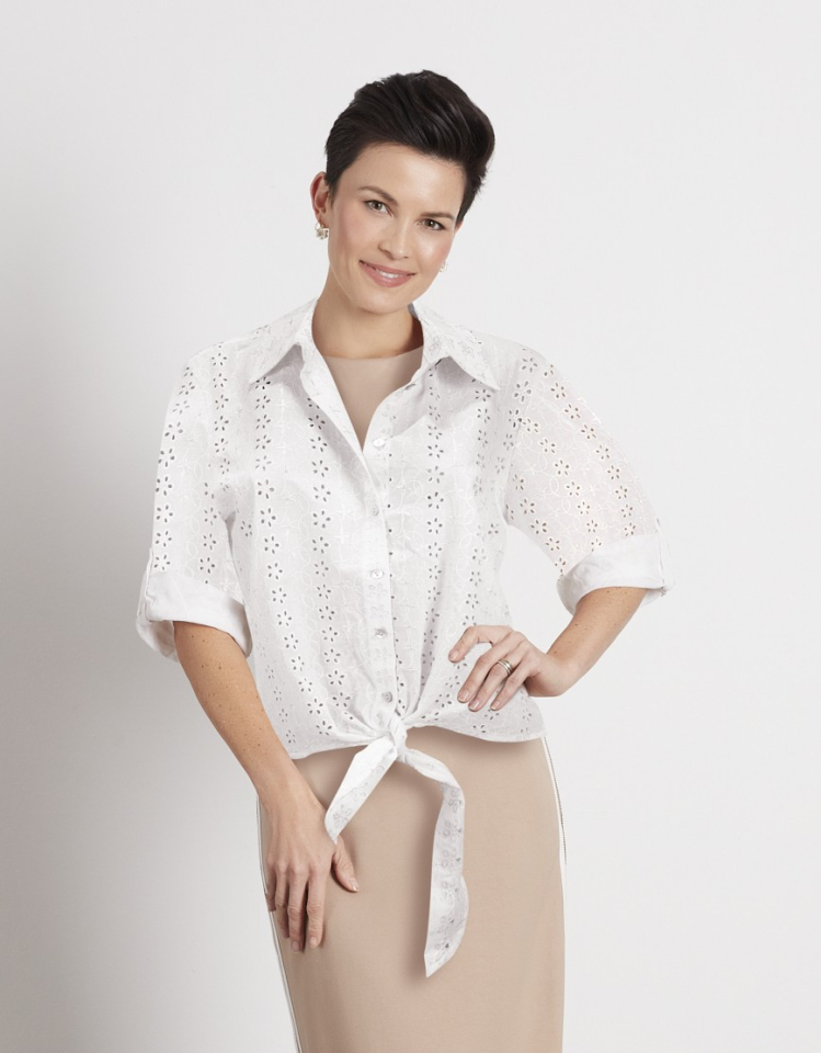 Blouse motifs or - T745 - Tricotto