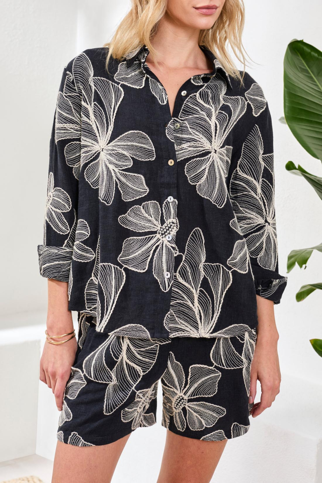 Blouse DRAWCORD - TR3001 - Tribal