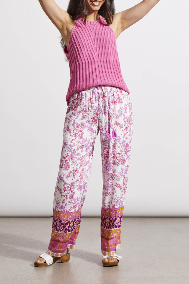 Pantalon imprimé cordon de serrage - TR54320 - Tribal