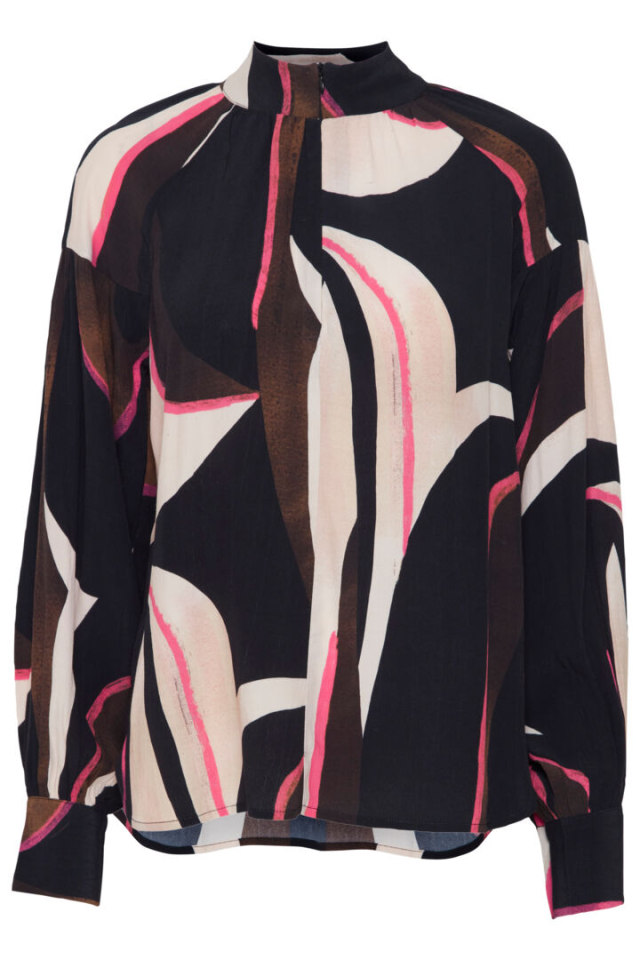 Blouse imprimée / col montant - FR20613285 - Fransa