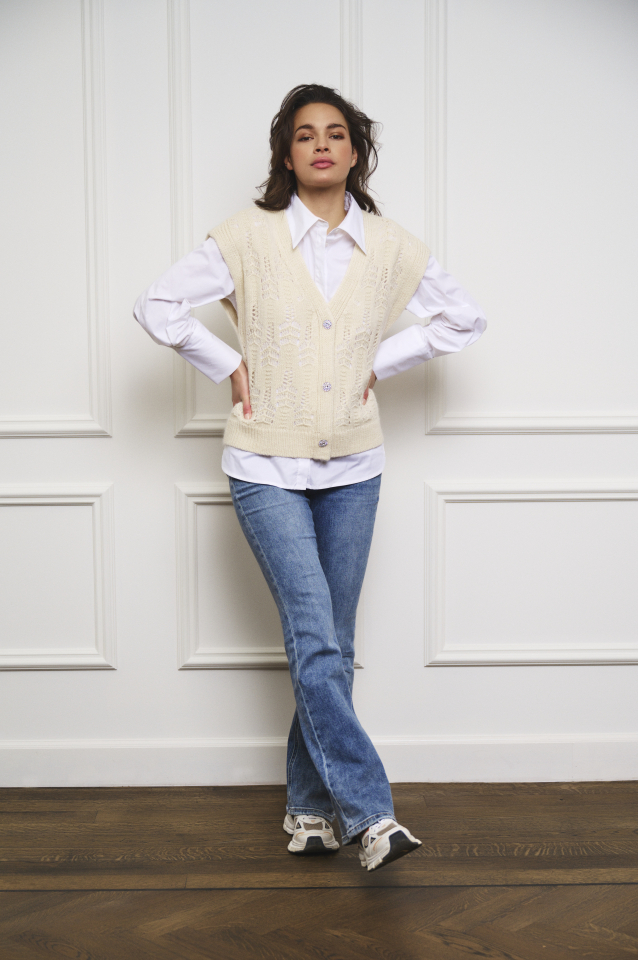 Chemise en popeline légèrement satinée / Esqualo - EF2214537 - Esqualo