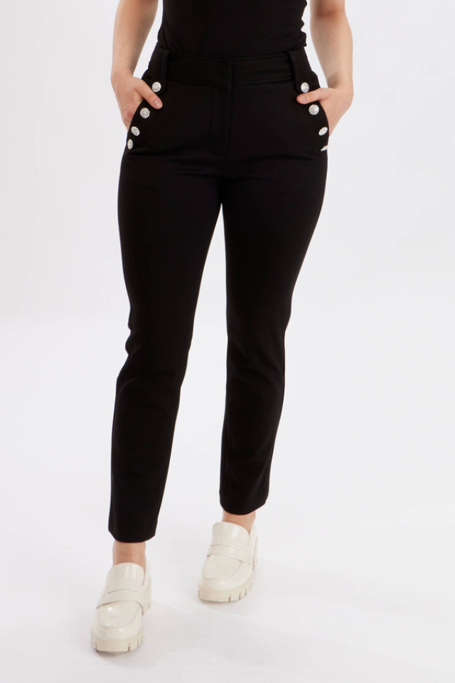 Pantalon boutons brillants devant - FL234112U - Frank Lyman