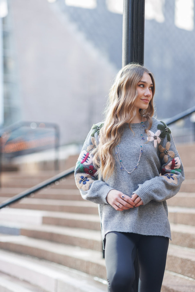 Chandail MARGOT - P19266 - Papillon