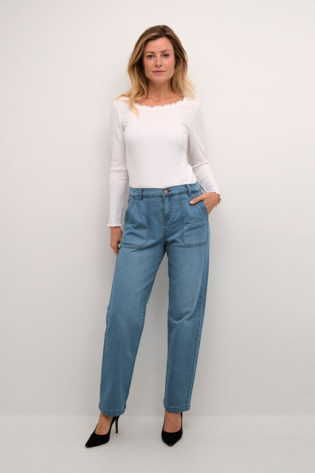 Jean Stacia Cargo - CR10612703 - Cream