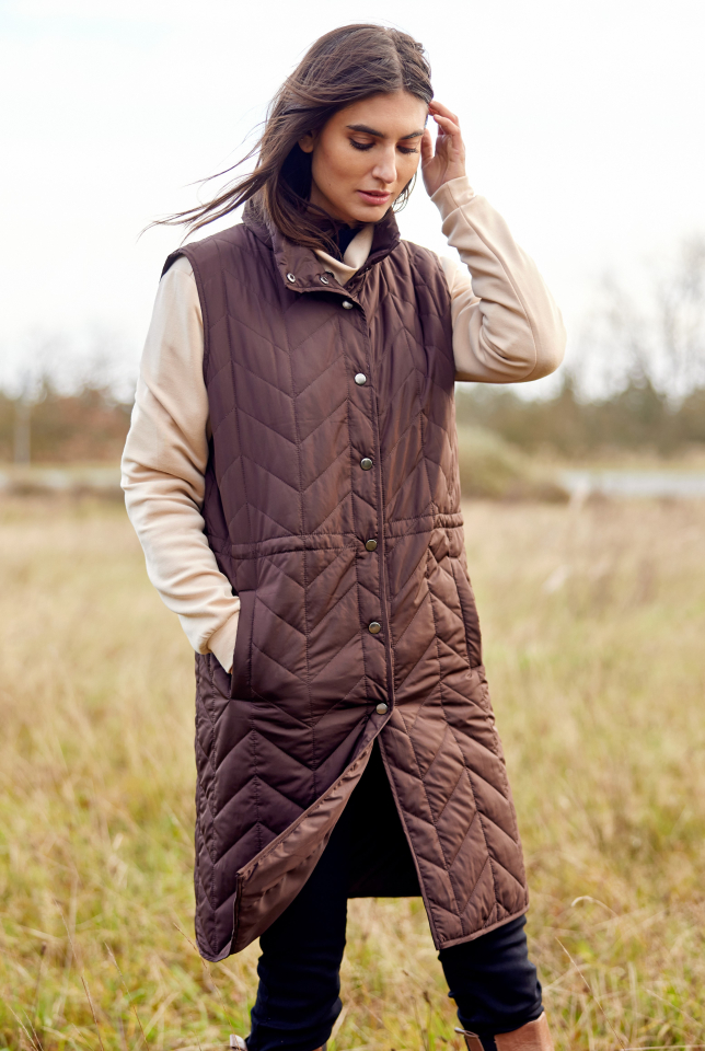 Veste matelassée chevrons / Soya Concept - SC18093CB - Soya concept