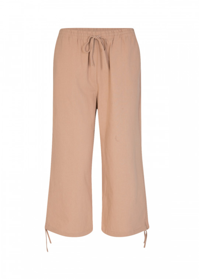 Pantalon jambe large / taille élastique - 17193B - Tribal