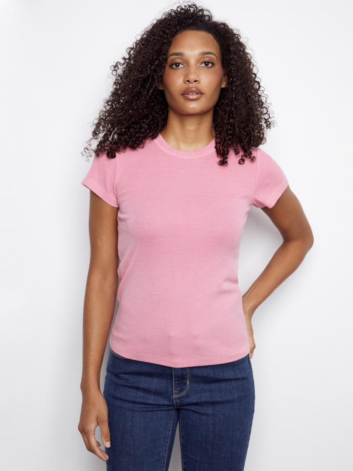 T-shirt ESSENTIEL - C1433rose - Charlie B