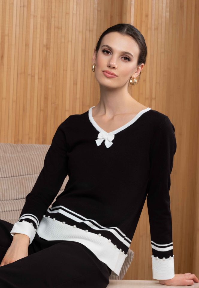Chandail BOW - AS46365noir - Alison Sheri