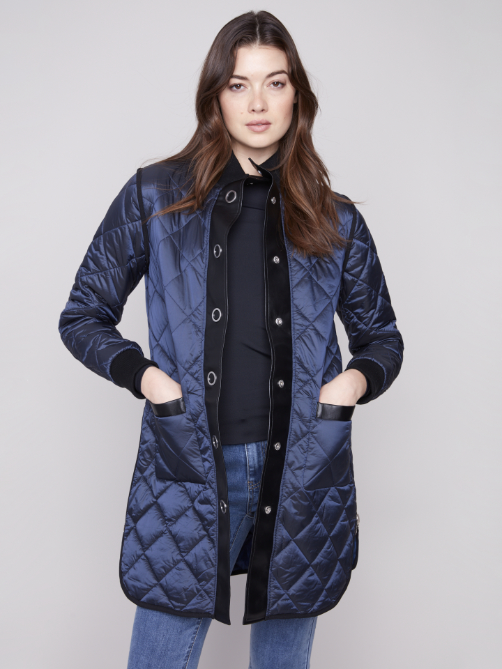 Manteau REVERSIBLE - C6313marine - Charlie B