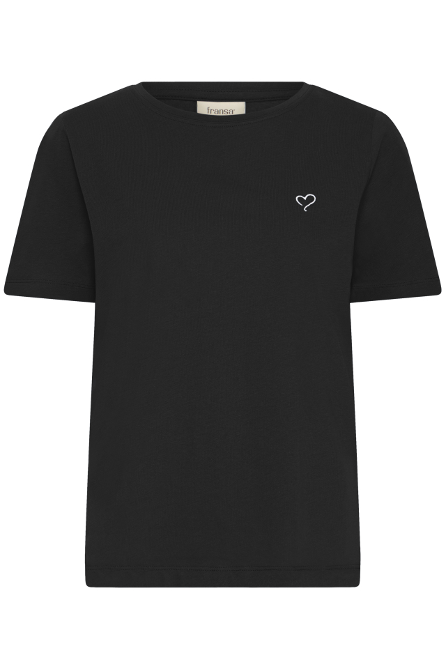 T-shirt HEART - FR20615873noir - Fransa