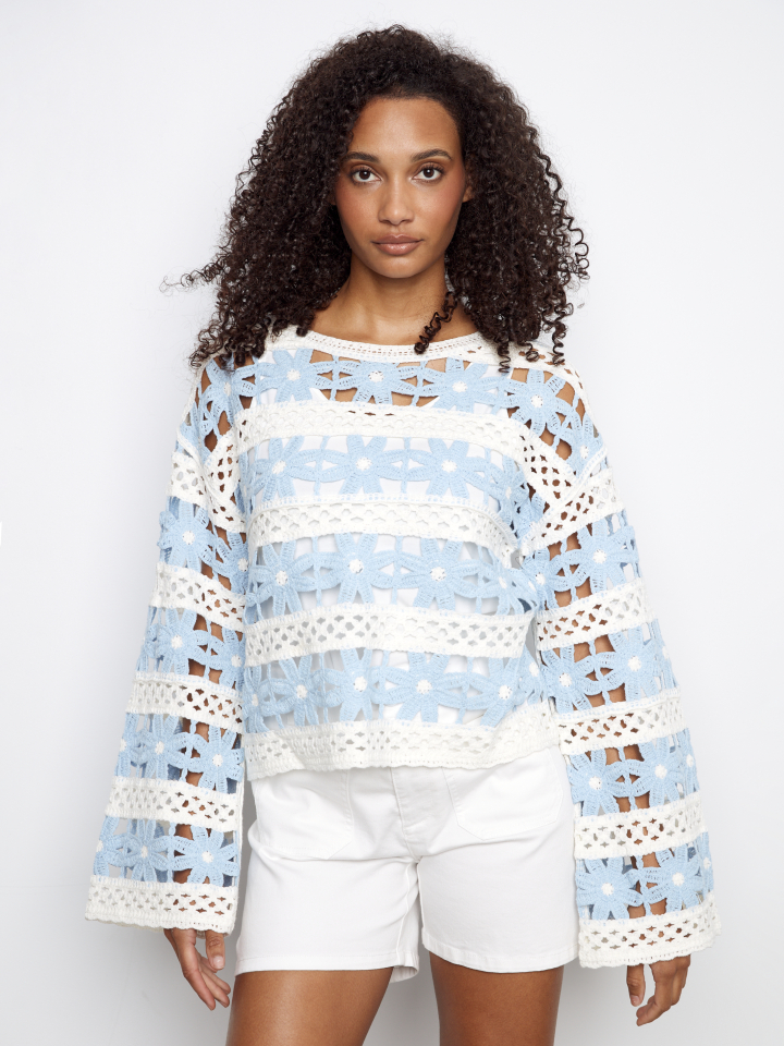 Chandail MARSEILLE - C4674bleu - Charlie B