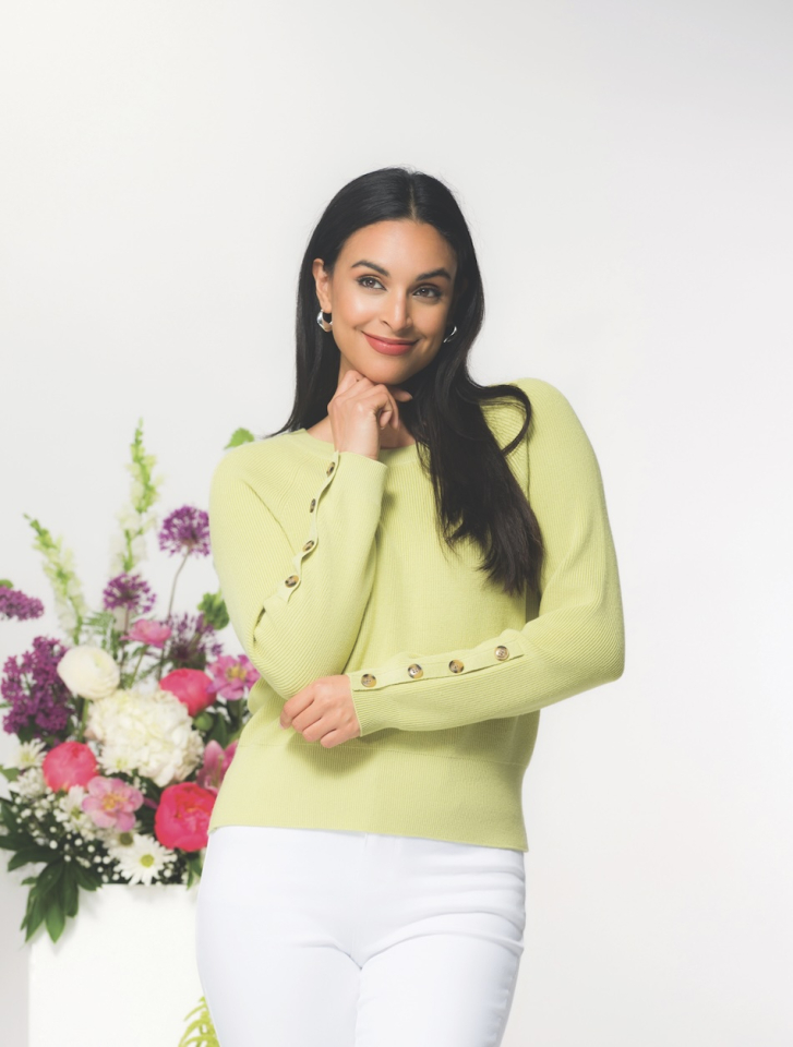 Chandail FRAKIE - EW36015lime - Elena Wang