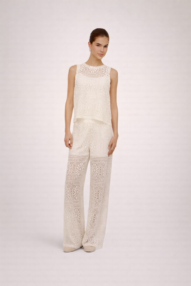 Pantalon LIAN - ON15372107ecru - ONLY