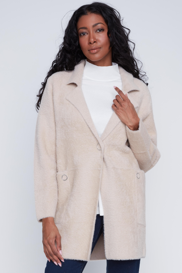 Cardigan DOUCEUR - CYC2523074sable - Coco Y Club