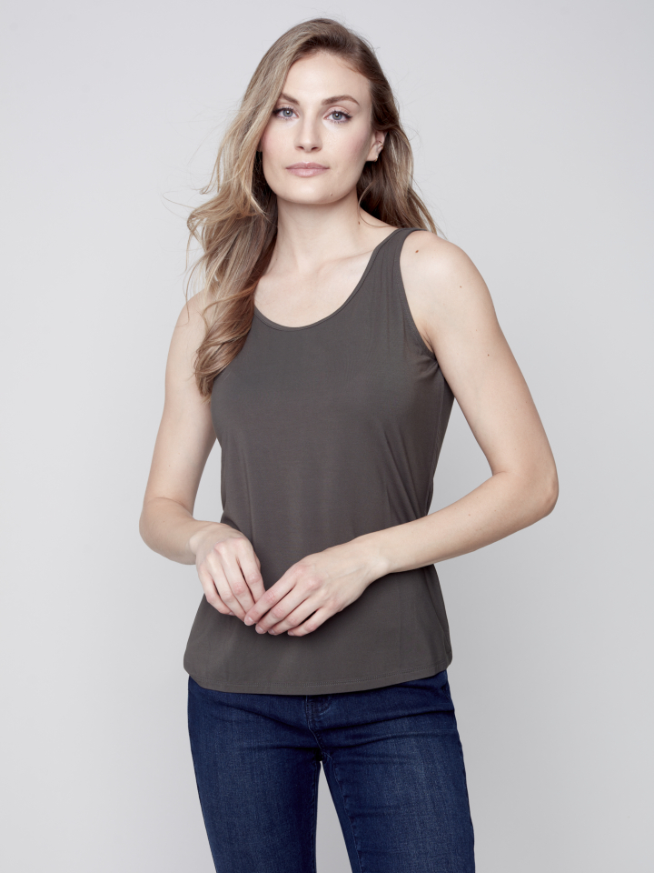 Camisole en bambou réversible - C1243E - Charlie B