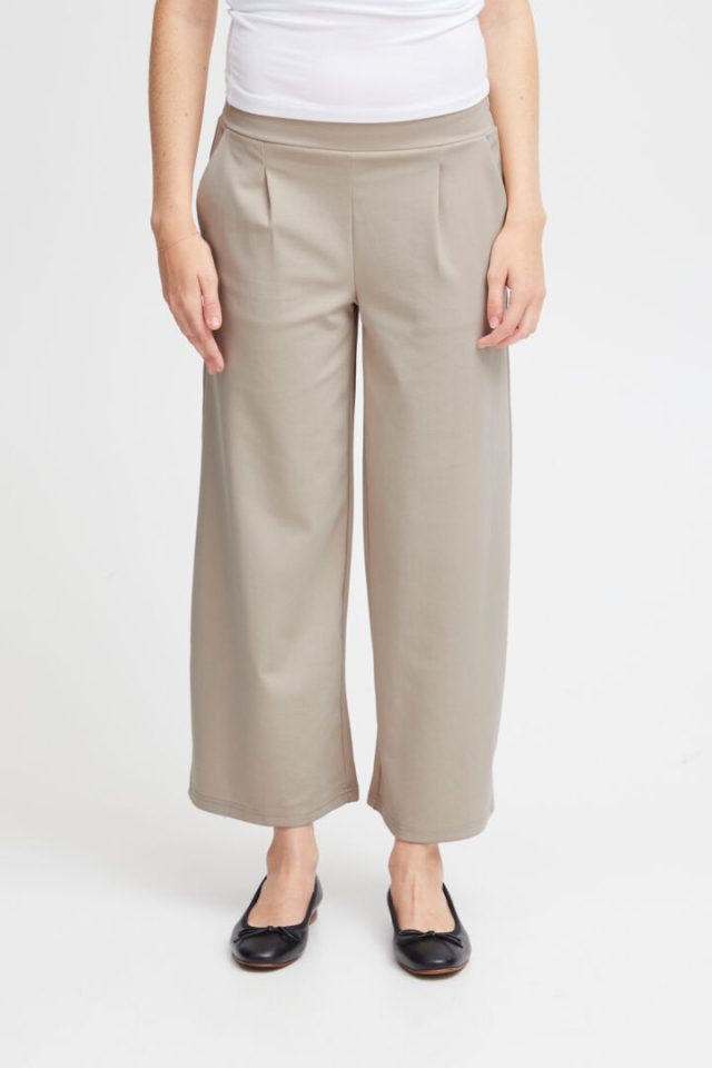 Pantalon jambe large / élastique au dos - ICHI20116301D - Ichi