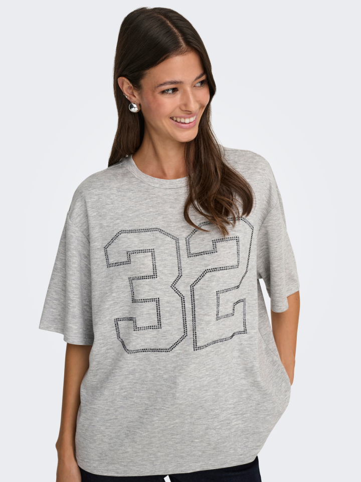 T-shirt DYNILA - JDY15371517gris - JDY